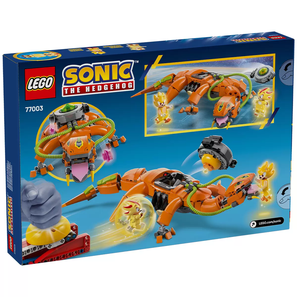 LEGO Sonic the Hedgehog 77003 Super Shadow Biolizard Building Set 419 Pieces