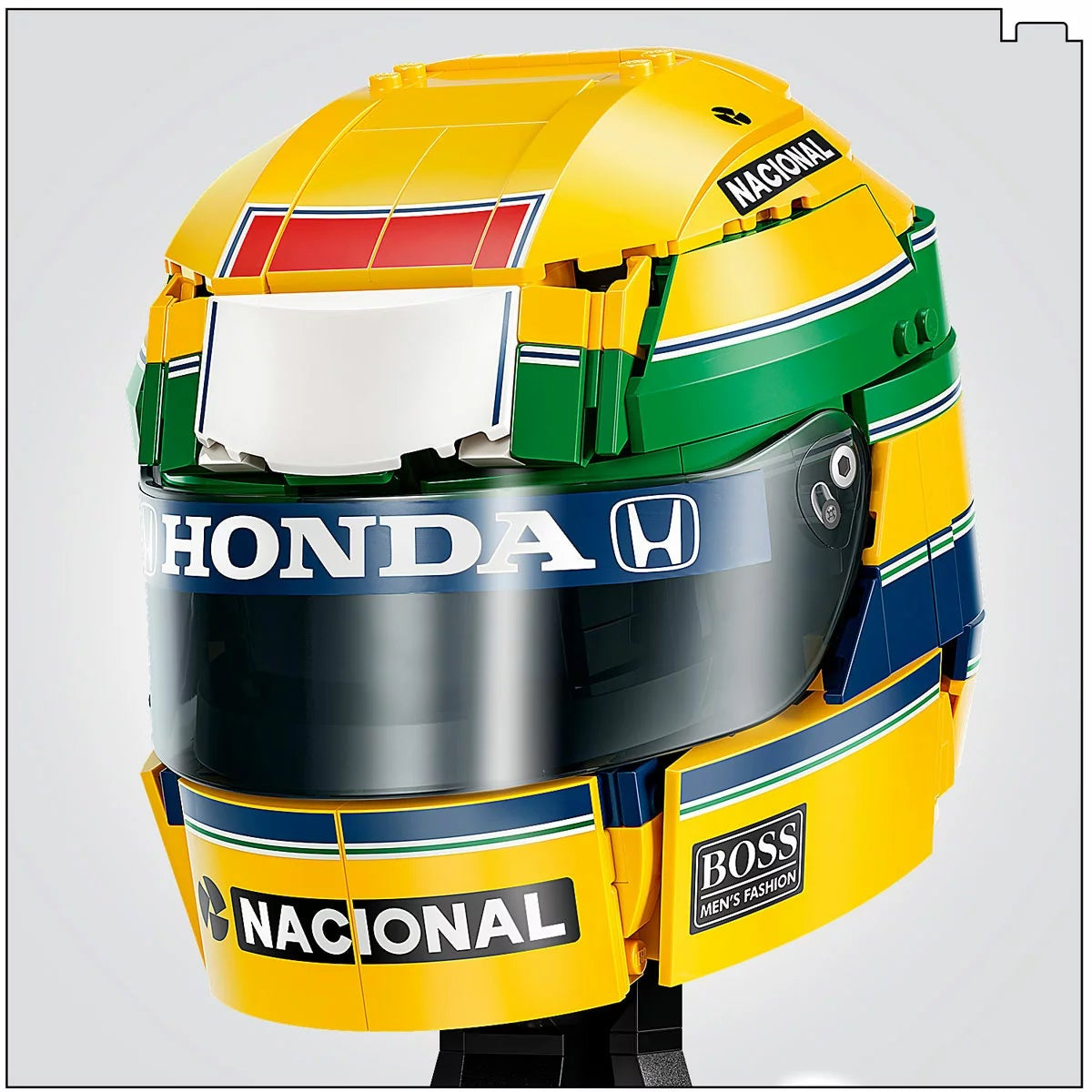 LEGO Editions Ayrton Senna Helmet 43024 F1 931 Piece Building Set