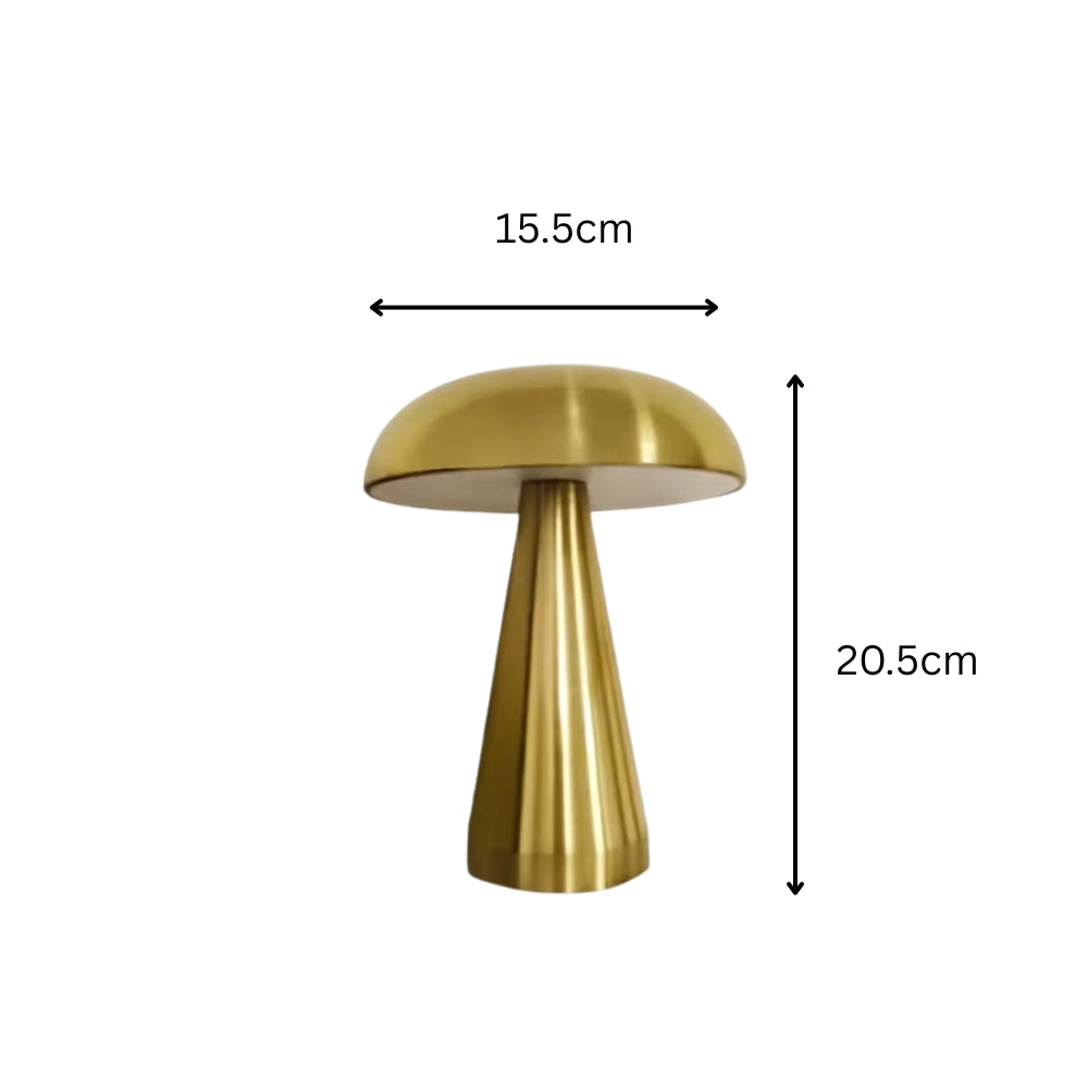 Rechargeable LED Touch Sensor Dimming Mushroom Table Night Light