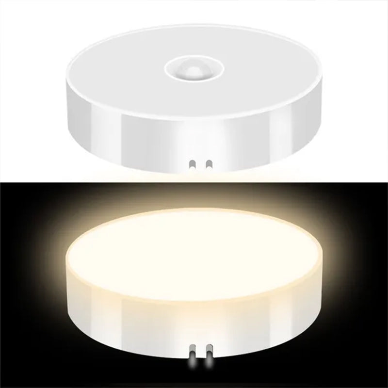 PIR Motion Sensor LED USB Rechargeable Night Lamp