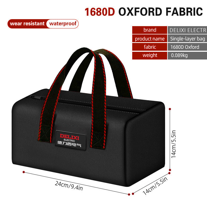 Professional Electrician and Carpenter Repair Home Storage Handbag