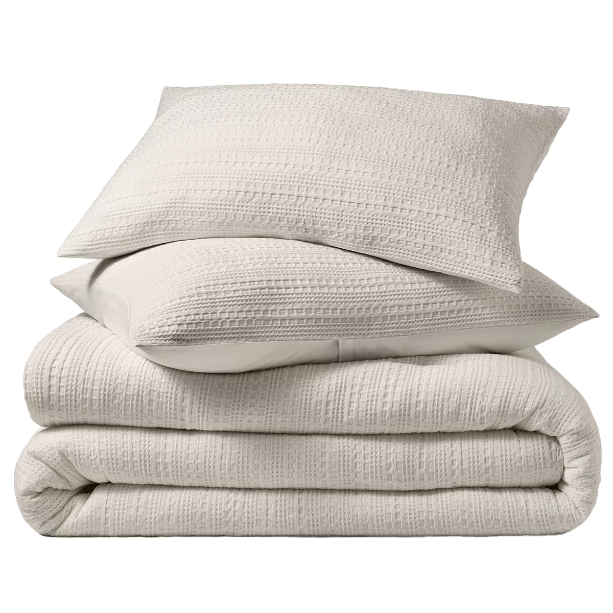 Evergrace Home King Comforter 3 Piece Bedding Set Beige Soft Luxury Quilt