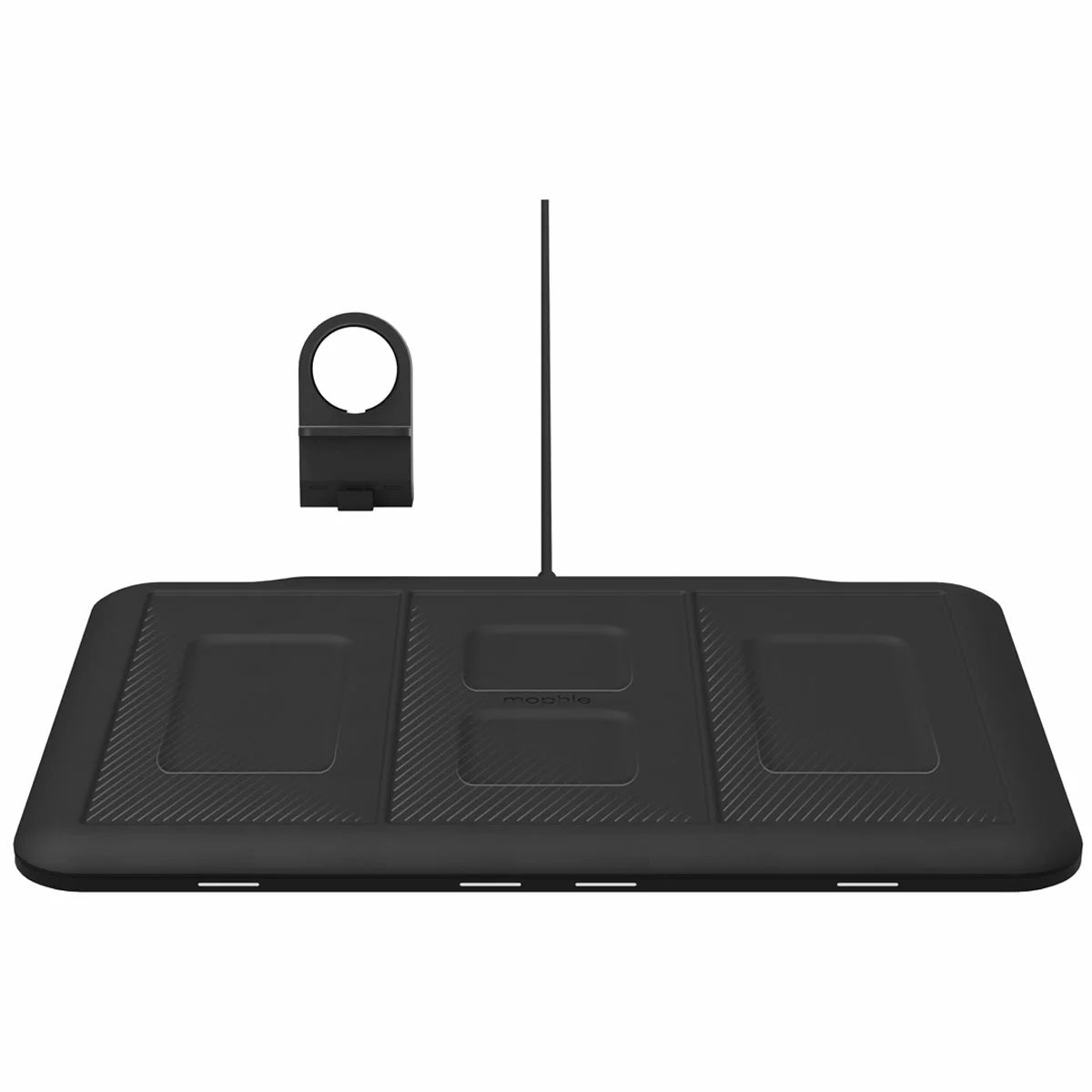 mophie 4-in-1 Wireless Charging Mat Qi 4 Device Charger Apple Watch Black