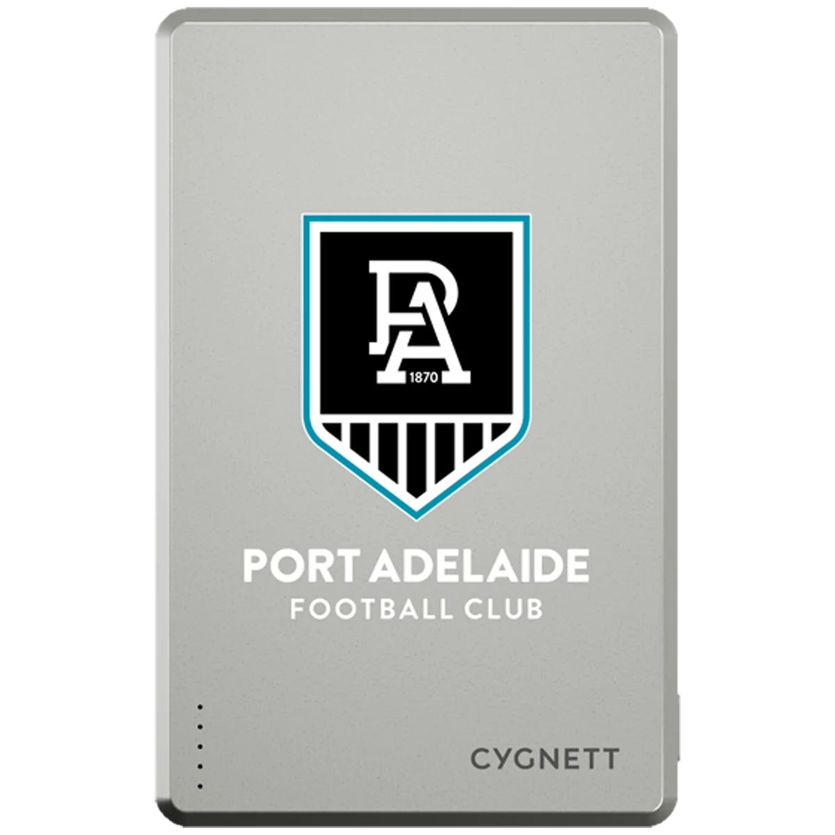 Cygnett 5K Slim Mag Power Bank Port Adelaide Power Magnetic Wireless Charger