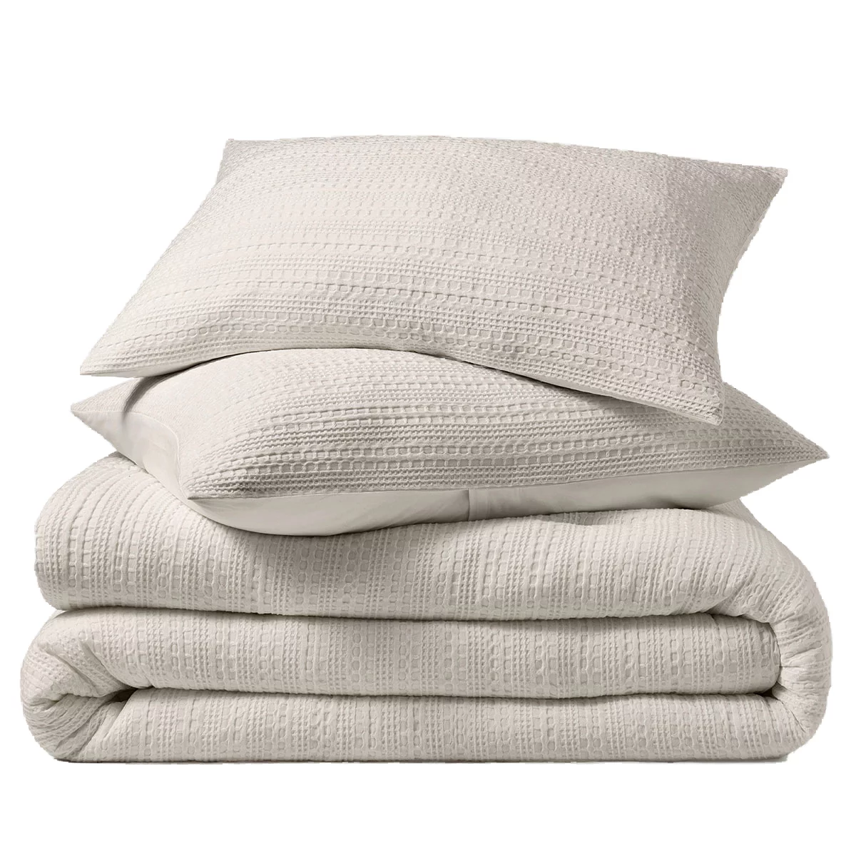 Evergrace Home Queen Comforter Set 3 Piece Beige Soft Bedding Set