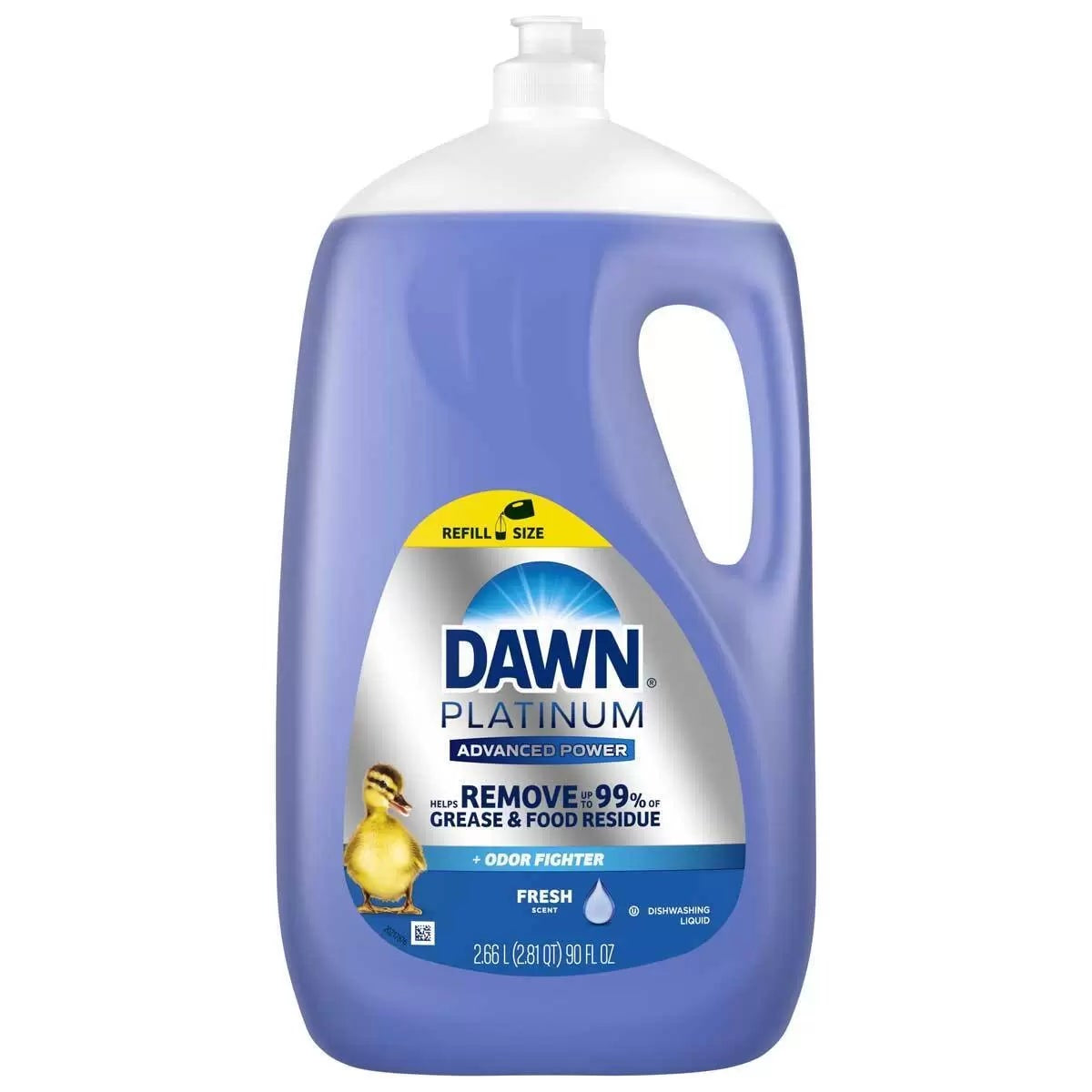 Dawn Platinum Dishwashing Soap 2.66L Powerful Grease Cutting Cleaning Liquid