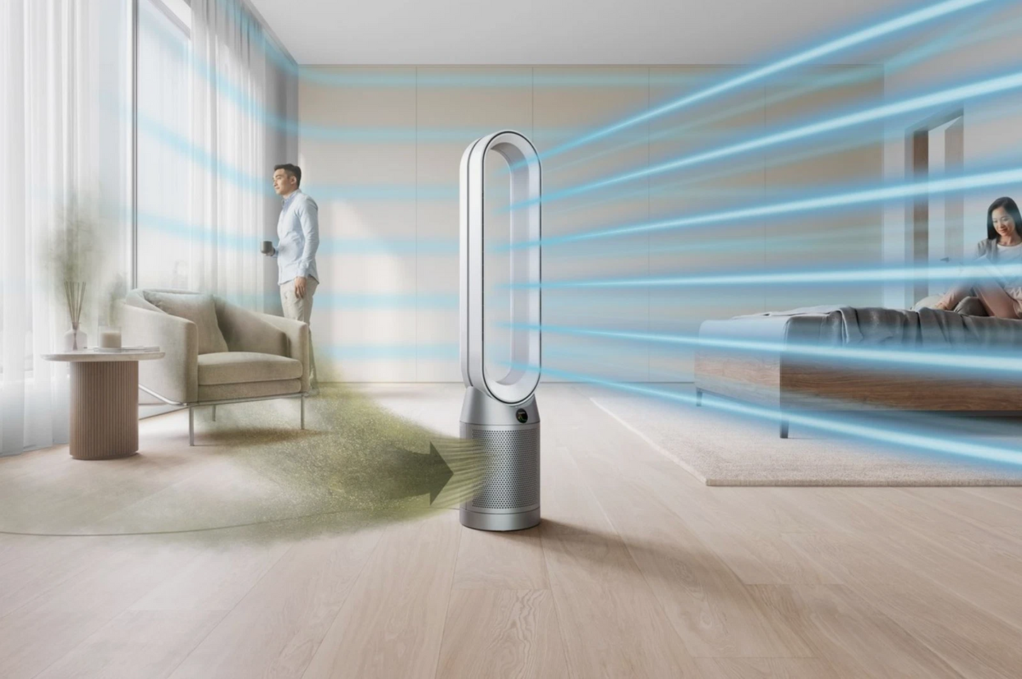Dyson TP07 Cool Purifying Tower Fan HEPA Air Purifier WiFi Black/Nickel Dyson