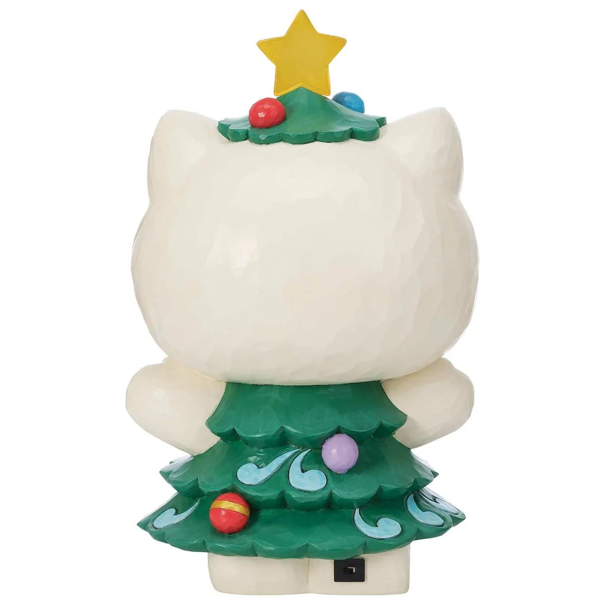 Jim Shore Hello Kitty Christmas Tree 37cm LED Light Sanrio Decor 3 AA Batteries