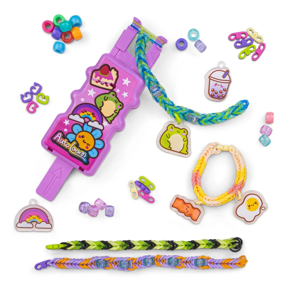 Rainbow Loom Perfect Pair Bracelet Making Kit 8000+ Bands with Storage Case