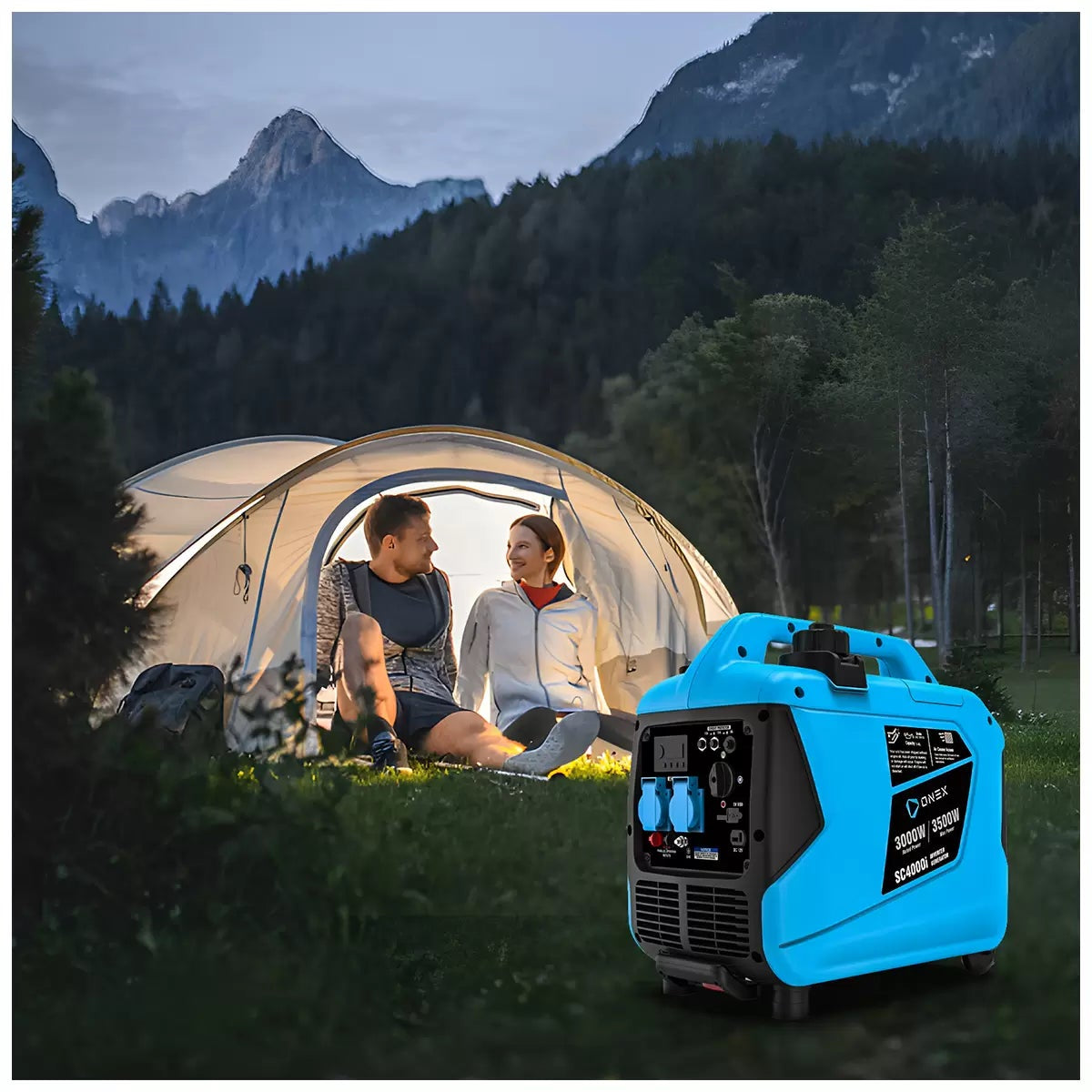 ONEX SC4000i 3500W Inverter Generator 4000W Max Pure Sine Wave Petrol Portable