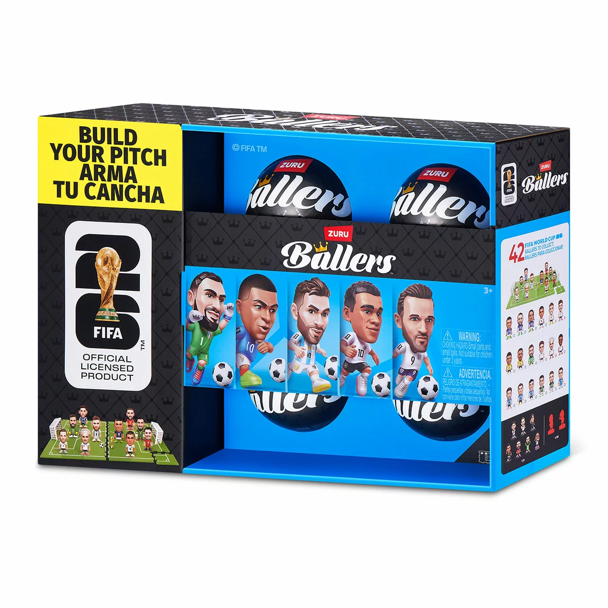 ZURU FIFA World Cup 2026 Ballers 4 Pack Official Collectible Figures