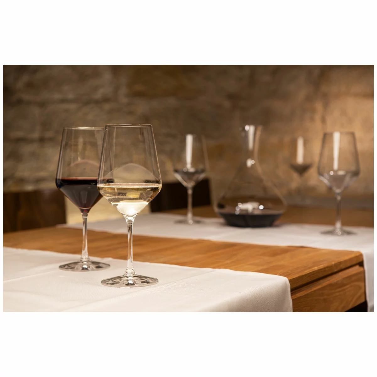 Stolzle Crystal Wine Glasses 635ml Set of 8 Dishwasher Safe Glassware