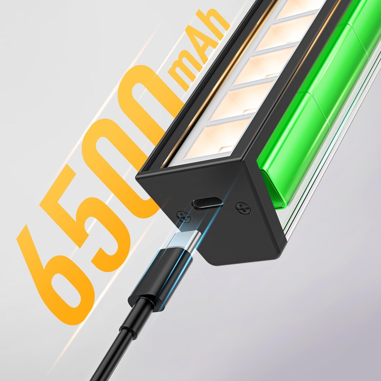 Wall Picture Light, 24in Battery-Powered Gallery Light for Artwork, CCT Dimmable Rechargeable Battery Wall Lamp with Remote Control for Living Room, Gallery, and Dartboard (Black)