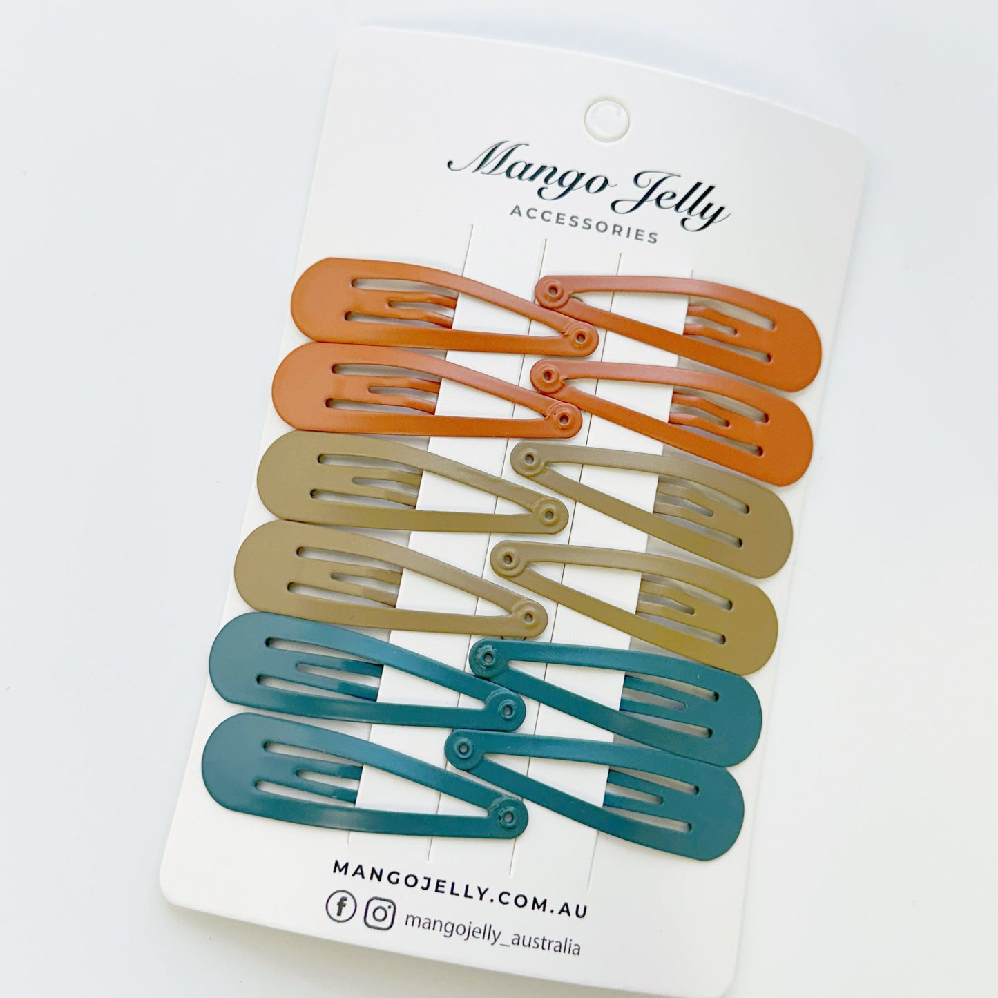 Essential Snap Hair clips - Natural - 12 Pieces