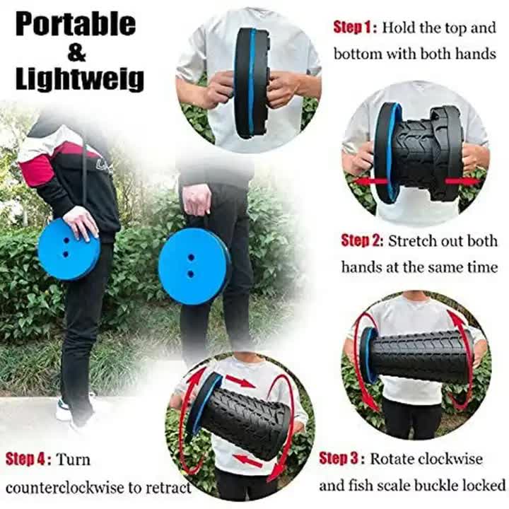 पोर्टेबल कोलैप्सेबल टेलीस्कोपिक स्टूल - फोल्डेबल, हल्का, एडजस्टेबल और कॉम्पैक्ट कैम्पिंग चेयर (काला)