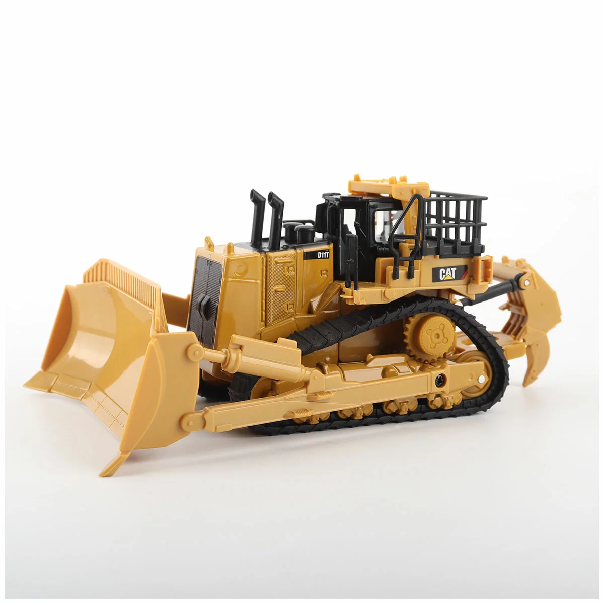 CAT Diecast Trucks 4 Pack Yellow 1:64 Scale Construction Vehicle Toy Set