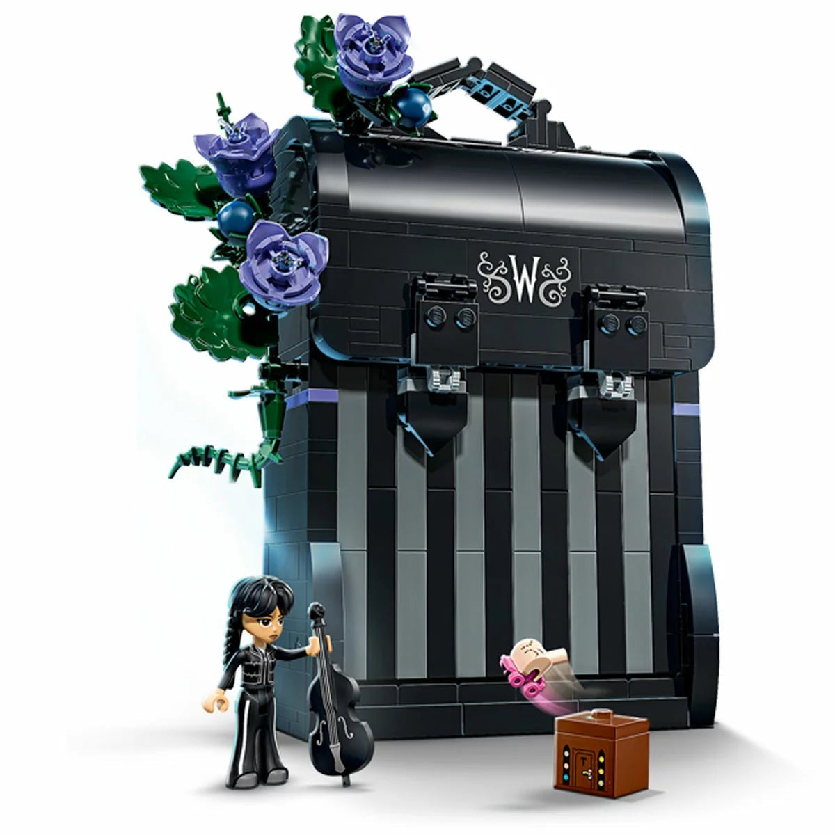 LEGO Wednesday Addams Backpack 76787 Building Toy Set with Thing 401 Pieces