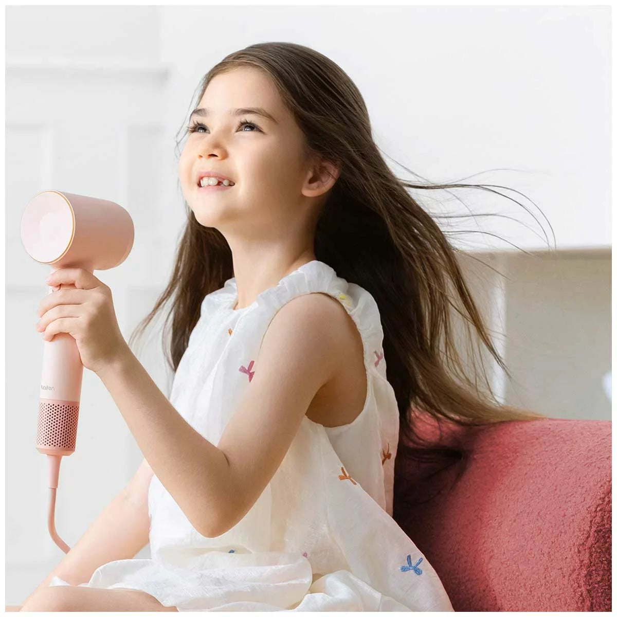 Laifen SE 2 High Speed Hair Dryer Pink W/ 10 Settings 108000 RPM Ionic 1400W