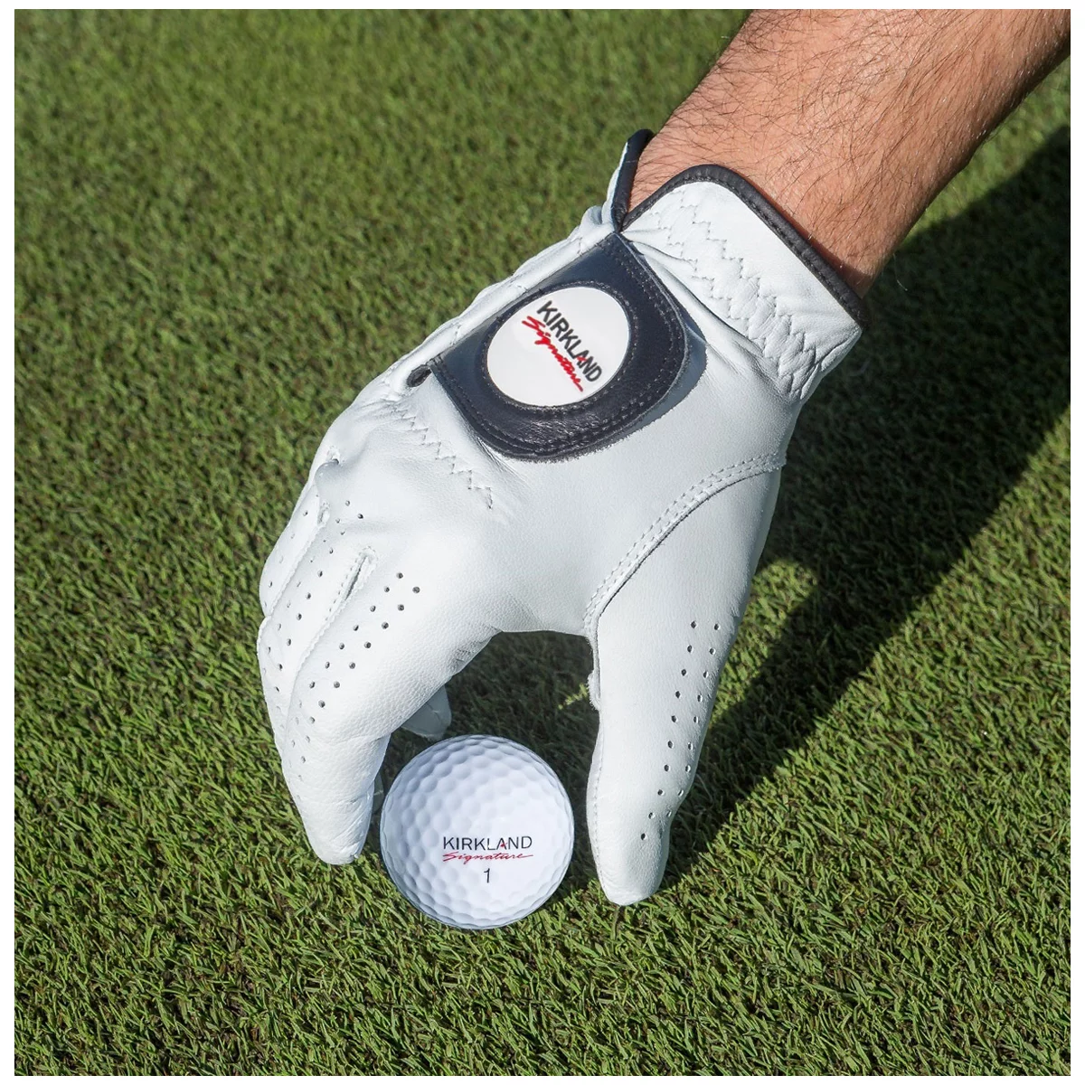 Kirkland Signature Right Hand Golf Gloves 4 Pack Large Premium Cabretta Leather