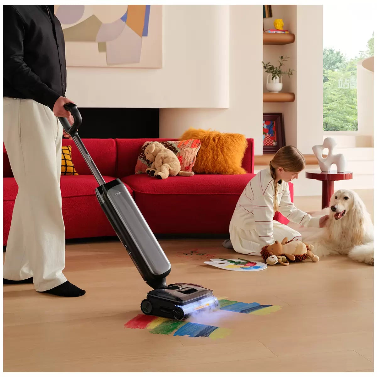 Tineco S9 Artist Steam Cordless Floor Washer Vacuum Cleaner with Steam Mop