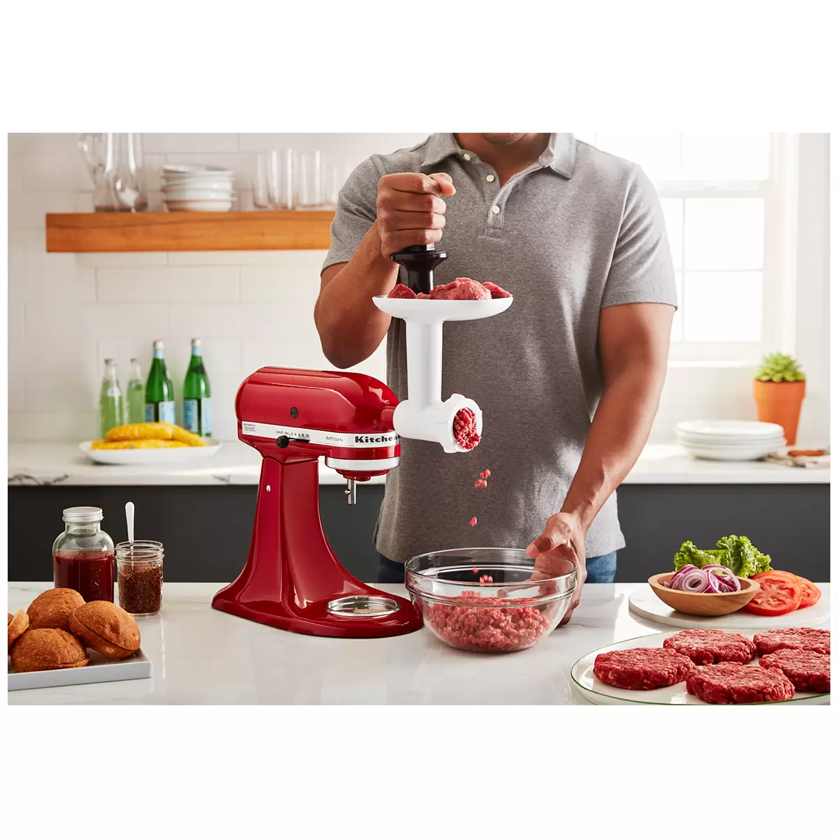 KitchenAid Food Grinder Attachment 5KSMFGAA Free Shipping