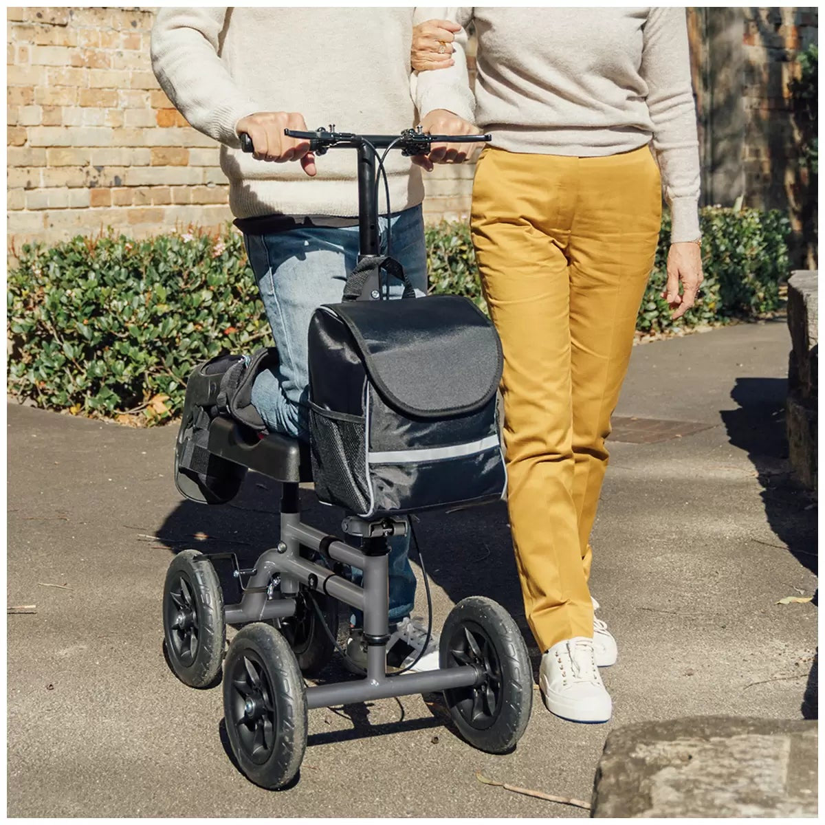 Altus Titanium Knee Scooter Mobility Walker Folding Frame 136kg Capacity