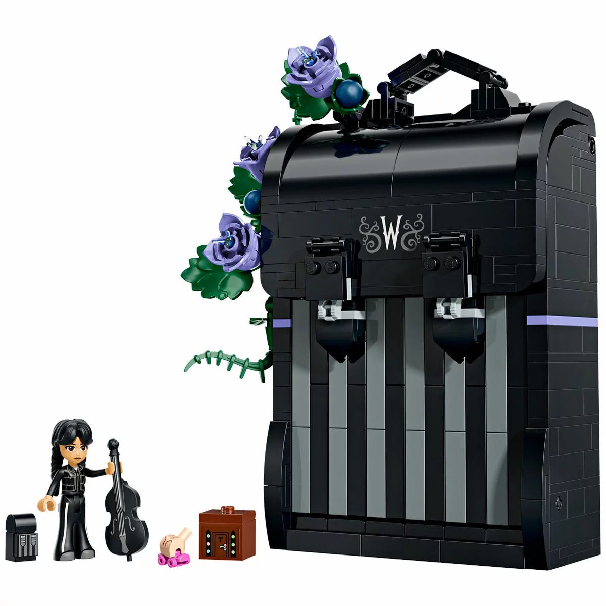LEGO Wednesday Addams Backpack 76787 Building Toy Set with Thing 401 Pieces