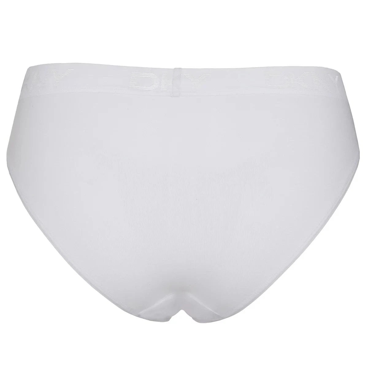DKNY Women's Bikini Brief 4 Pack White Black Small Soft Stretch Cotton