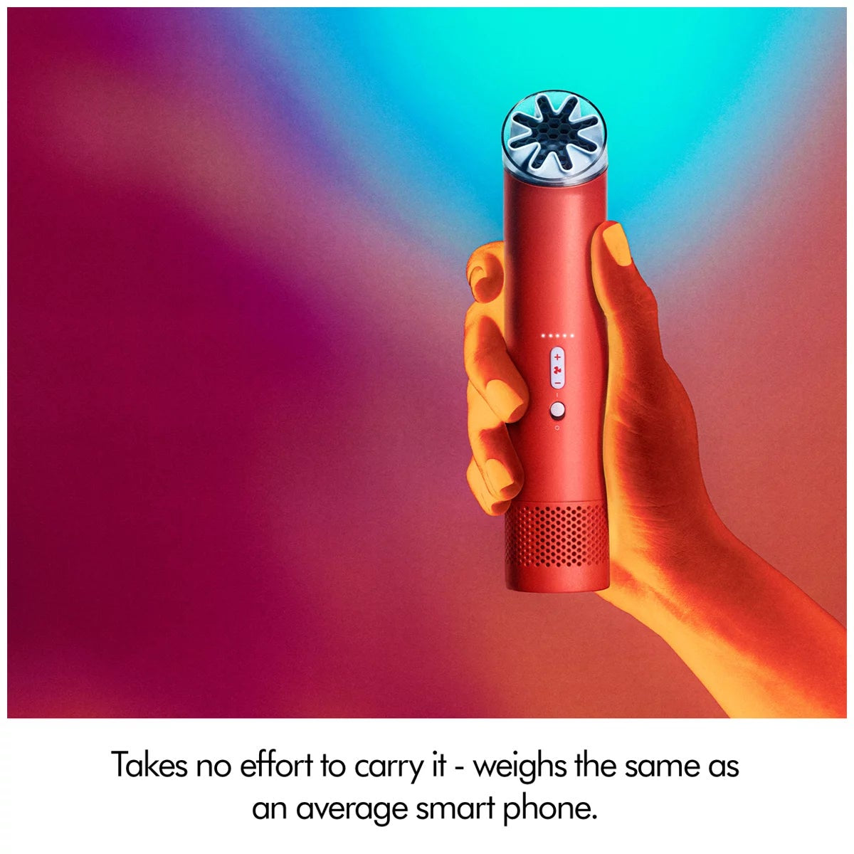 Dyson HushJet Mini Cool Fan Carnelian Sky 654836-01 Bladeless 5 Speeds 210g