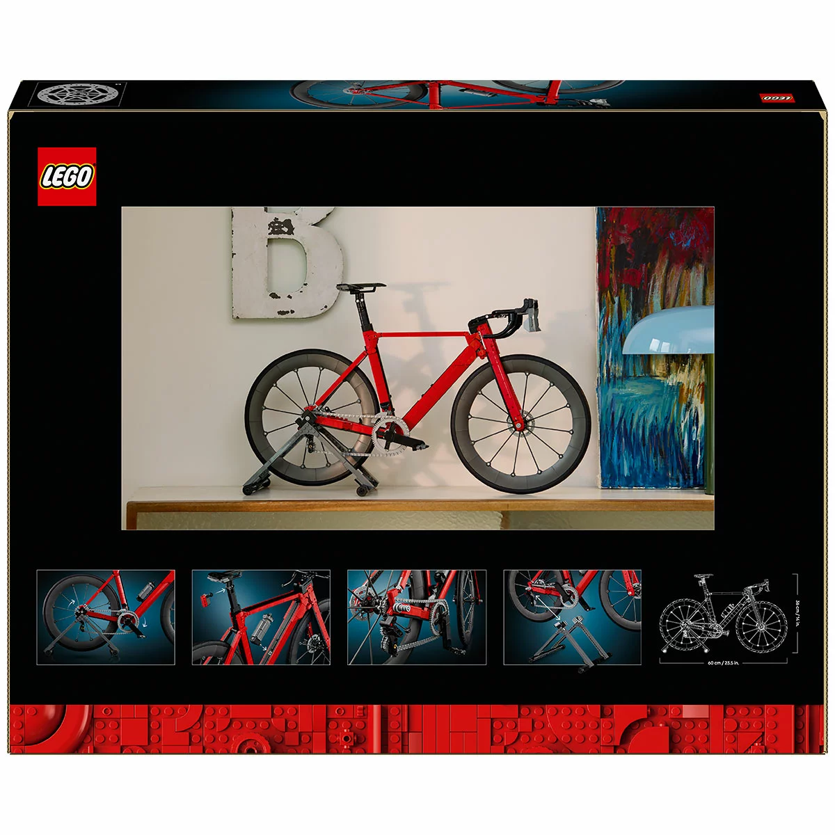 LEGO Icons Road Bike 11380 Building Set 1015 Pieces Adult Display Model