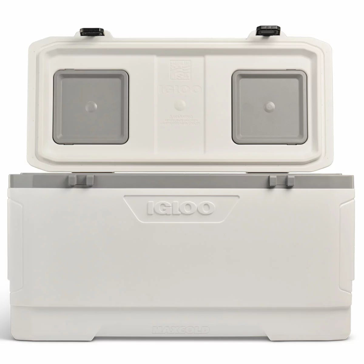 Igloo MaxCold 142L XL Cooler 150 Quart 256 Can Capacity White Ice Chest