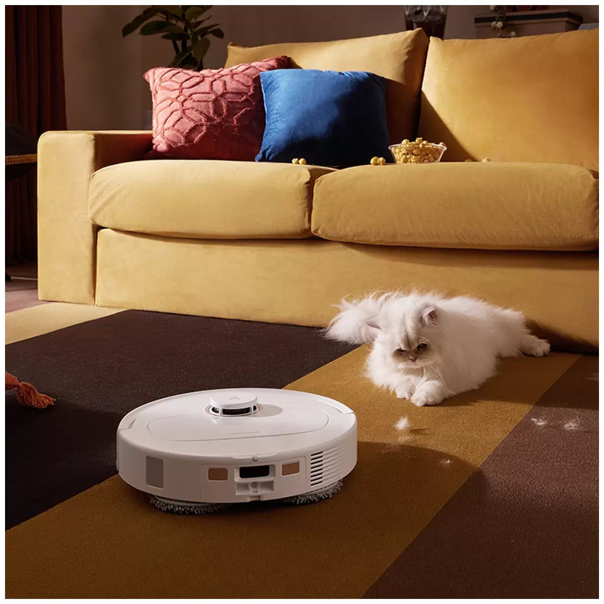 Roborock Qrevo C Robot Vacuum & Mop White 12000Pa Anti Tangle Smart Navigation