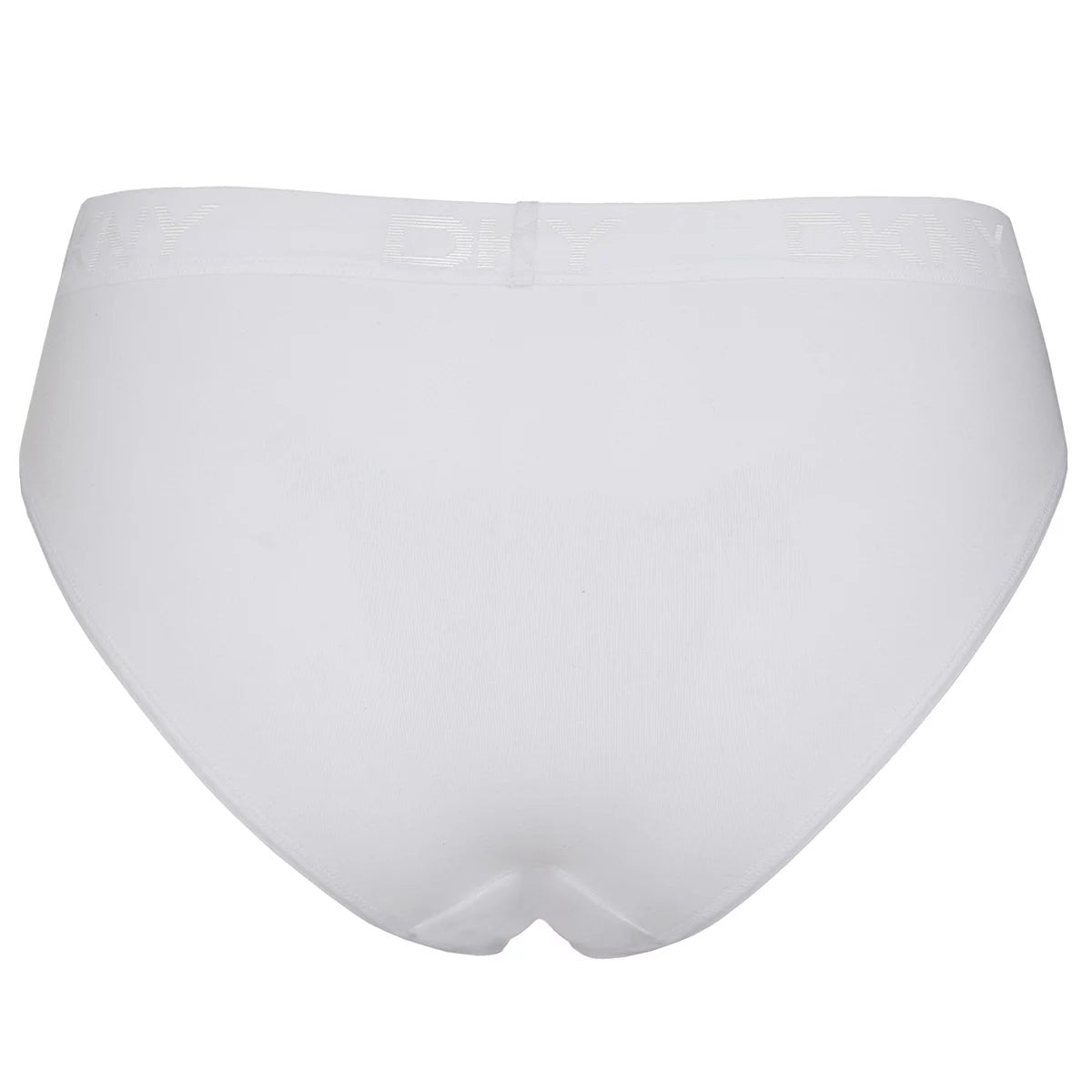 DKNY Women's Bikini Brief 4 Pack White Black Medium Soft Stretch Cotton
