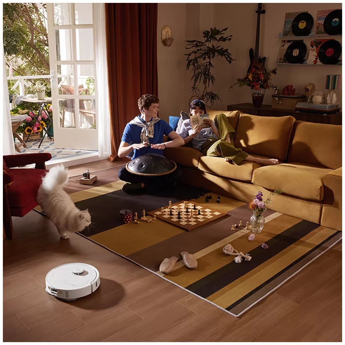 Roborock Qrevo C Robot Vacuum & Mop White 12000Pa Anti Tangle Smart Navigation