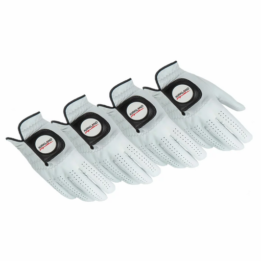 Kirkland Signature Left Hand Golf Gloves 4 Pack Medium Premium Cabretta Leather