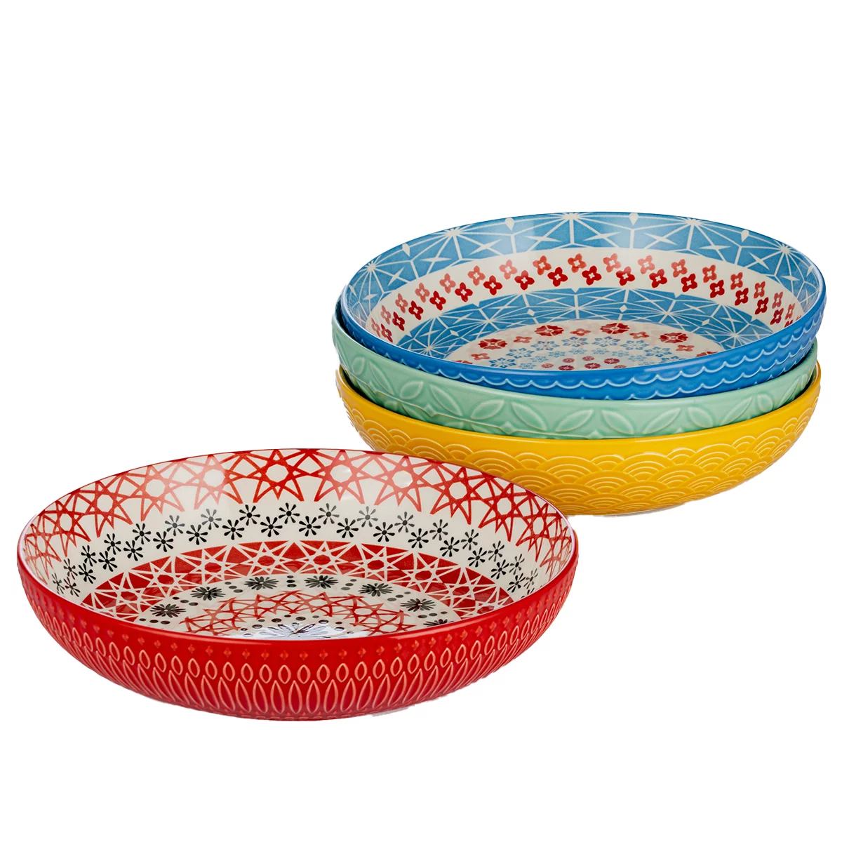 Signature Housewares Dinner Bowls 4 Piece Set Free Shipping