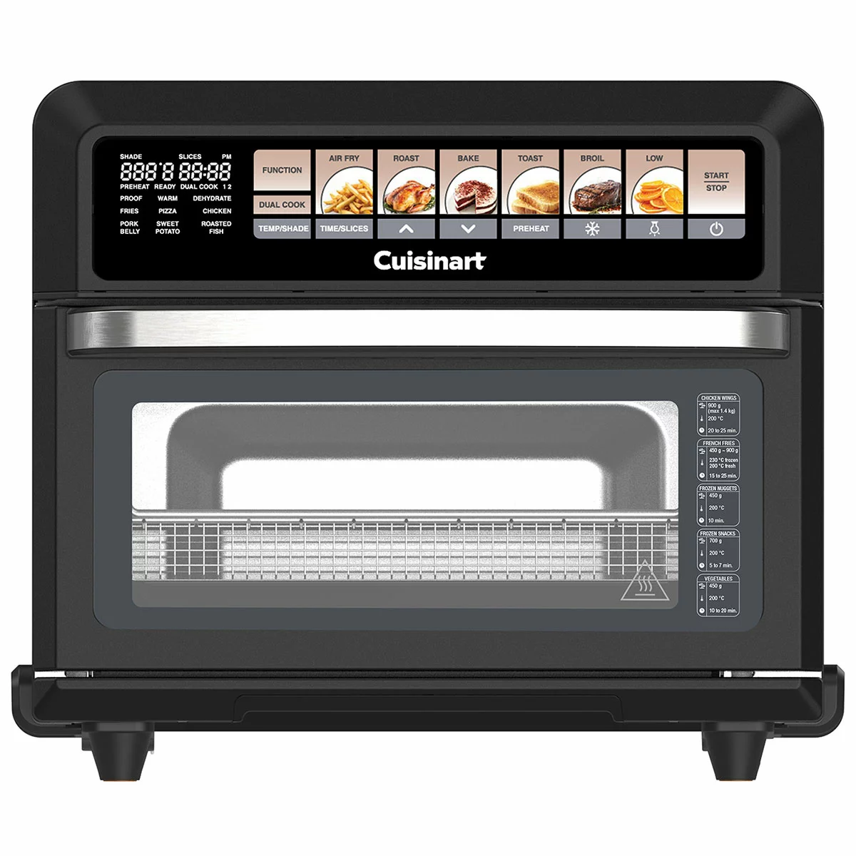 Cuisinart Air Crisp Pro 10-in-1 Air Fry Oven Dual Convection 17L Black