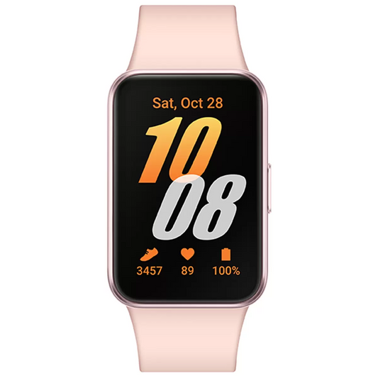 Samsung Galaxy Fit3 Bluetooth Fitness Watch AMOLED Display Pink Gold Wearable