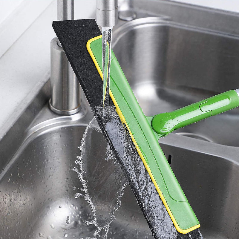 Long Handle Floor Squeegee Broom Foam Squeegee for Shower Bathroom