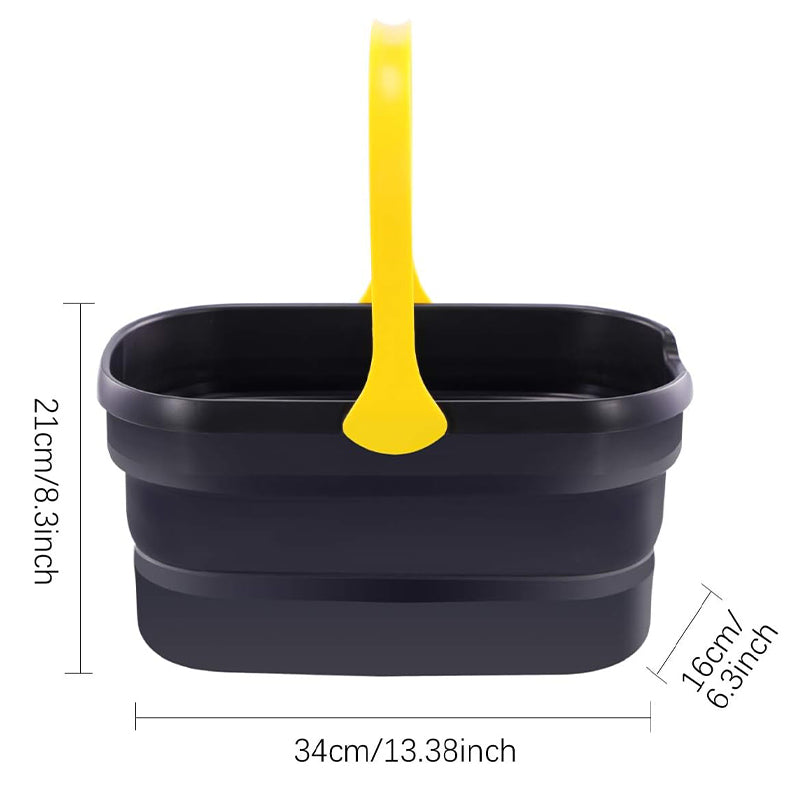 Collapsible Plastic Mop Washing Bucket Fit Sponge Mop Flat Mop Cotton Mop