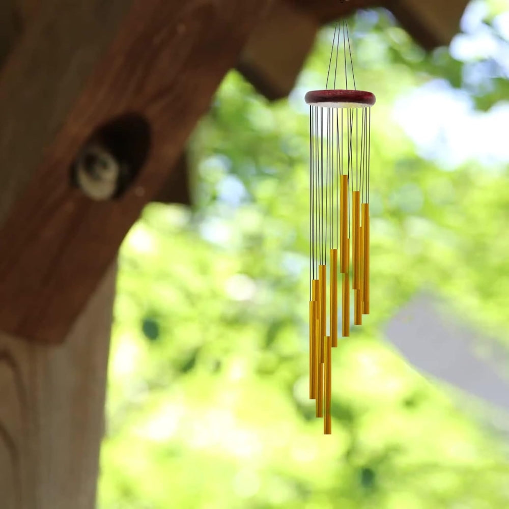 12 Tubes Aluminum Alloy Wind Chimes with Hook