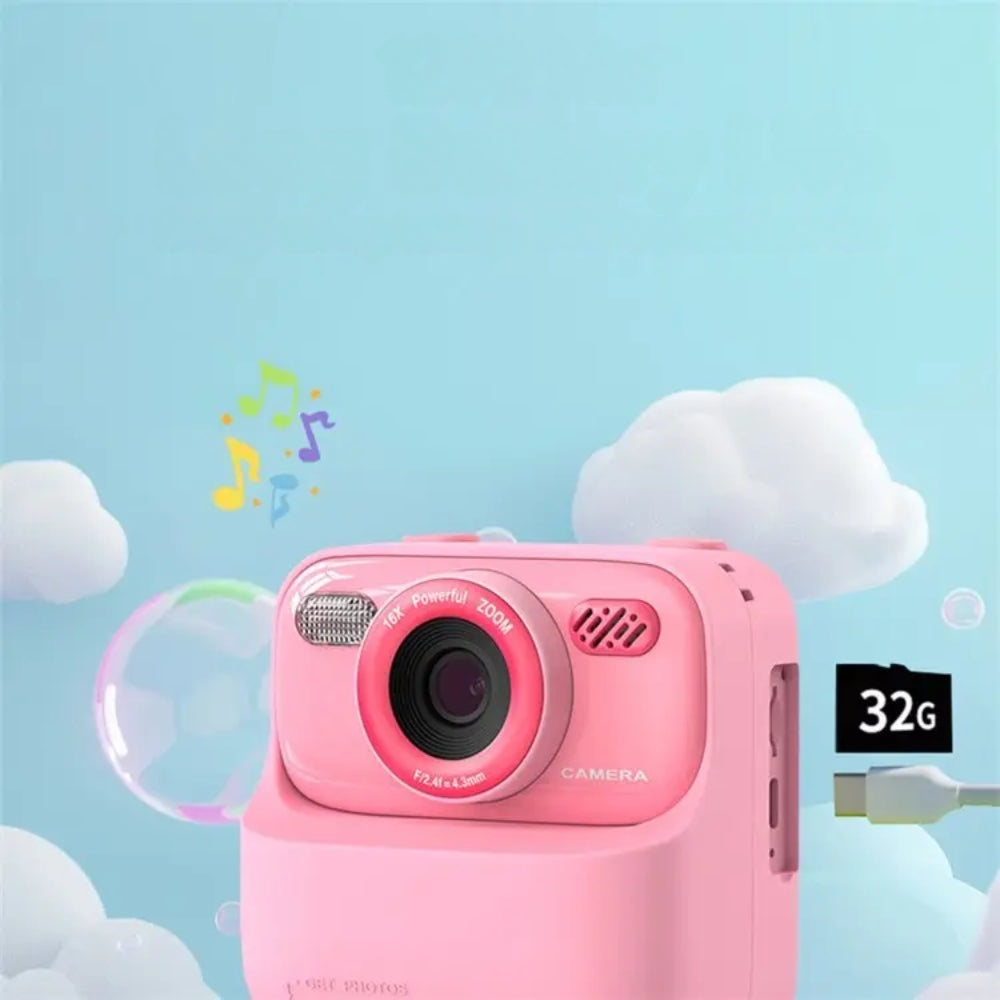 Kids Instant Camera 1080P HD Dual Lens Selfie Digital Camera