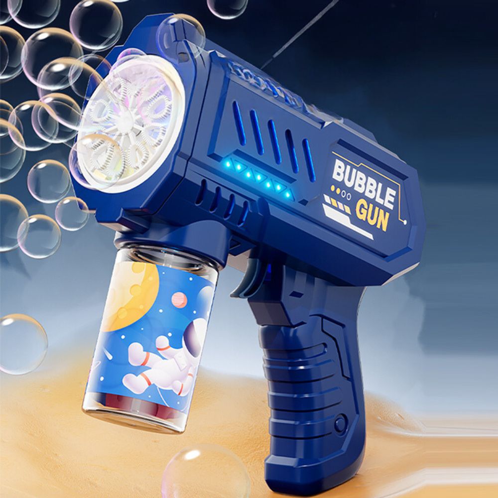 Kids Electric Bubble Gun with 10-Hole Handheld Design