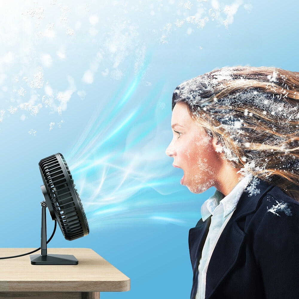 Desk Fan Portable USB Fan Adjustable Cooling Fan For Home Desk Office