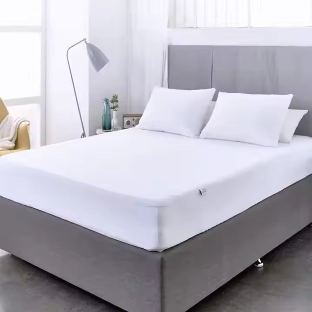 100% Cotton Fitted Mattress Protector Waterproof