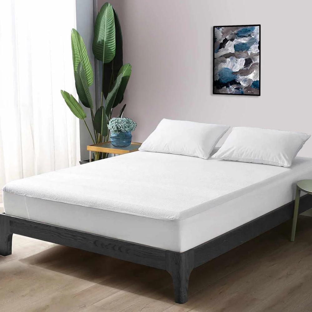 100% Cotton Fitted Mattress Protector Waterproof