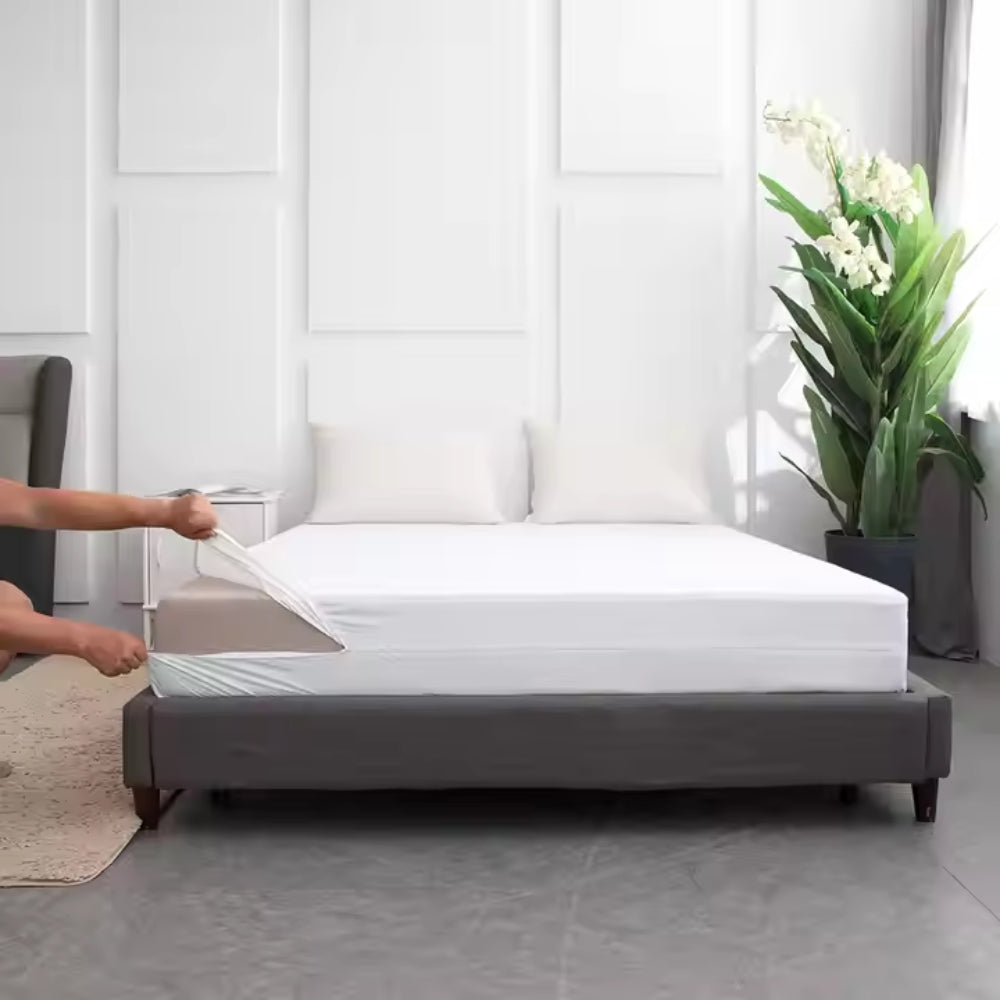 100% Cotton Fitted Mattress Protector Waterproof