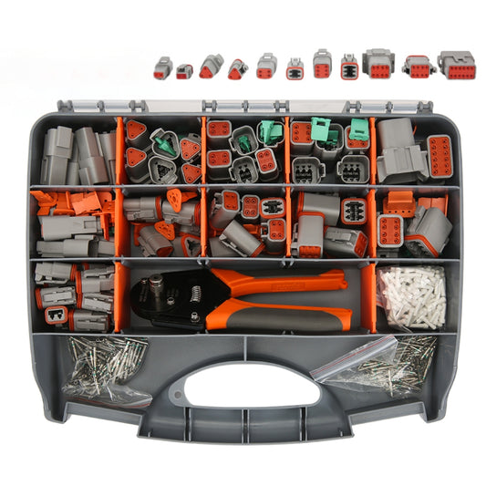 1600PC DT Connector Plug With Genuine Deutsch Crimp Tool Auto Marine