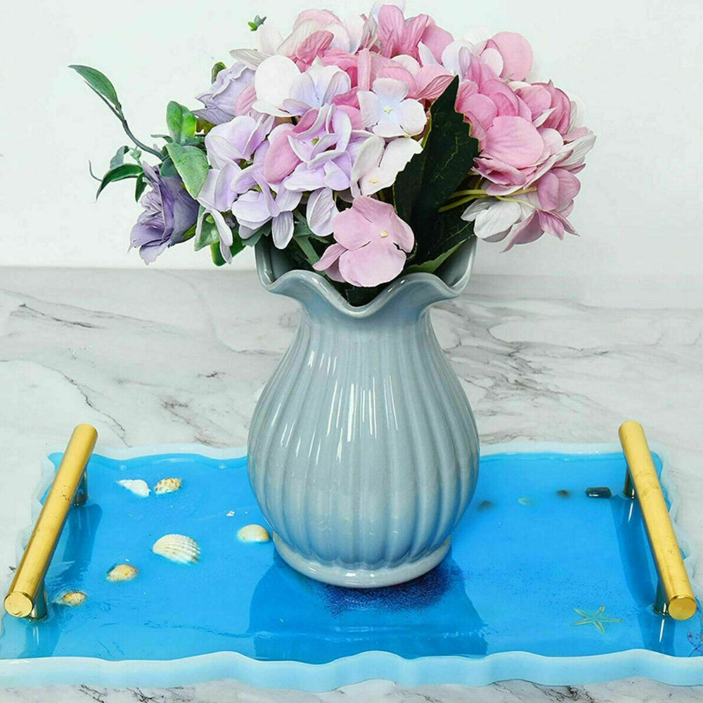 Large Safe Silicone Tray Artist Mold Irregular Coaster Resin Art DIY Tray Mould