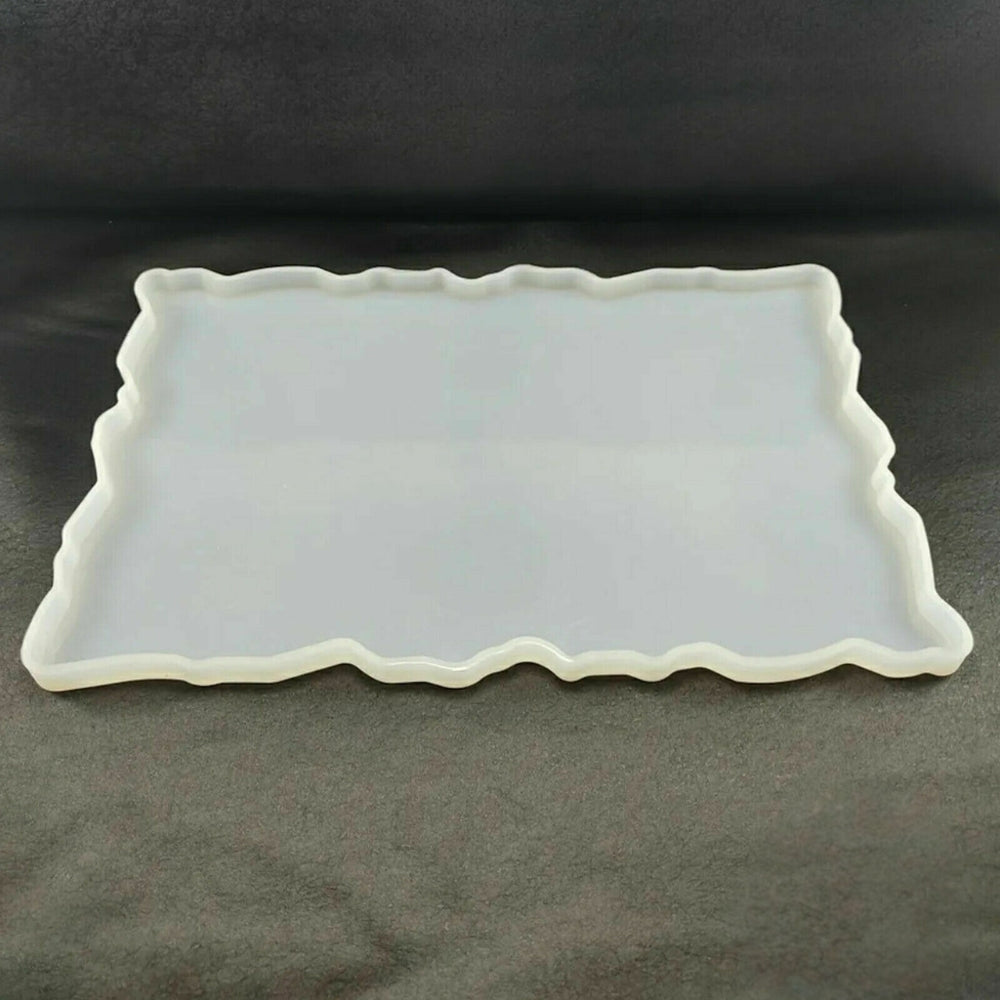 Large Safe Silicone Tray Artist Mold Irregular Coaster Resin Art DIY Tray Mould